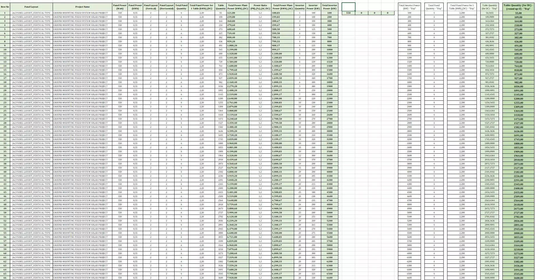 SOLAR PLANT Material List 3D model_8