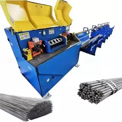 Rebar Steel Rod Wire Straightening and Cutting Machine