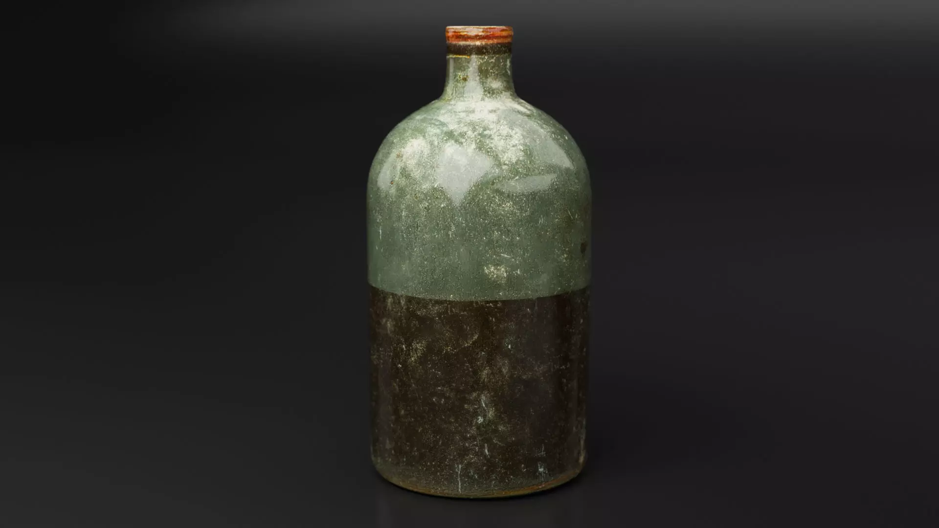 Old Medical Bottles Collection Low-poly 3D model_15