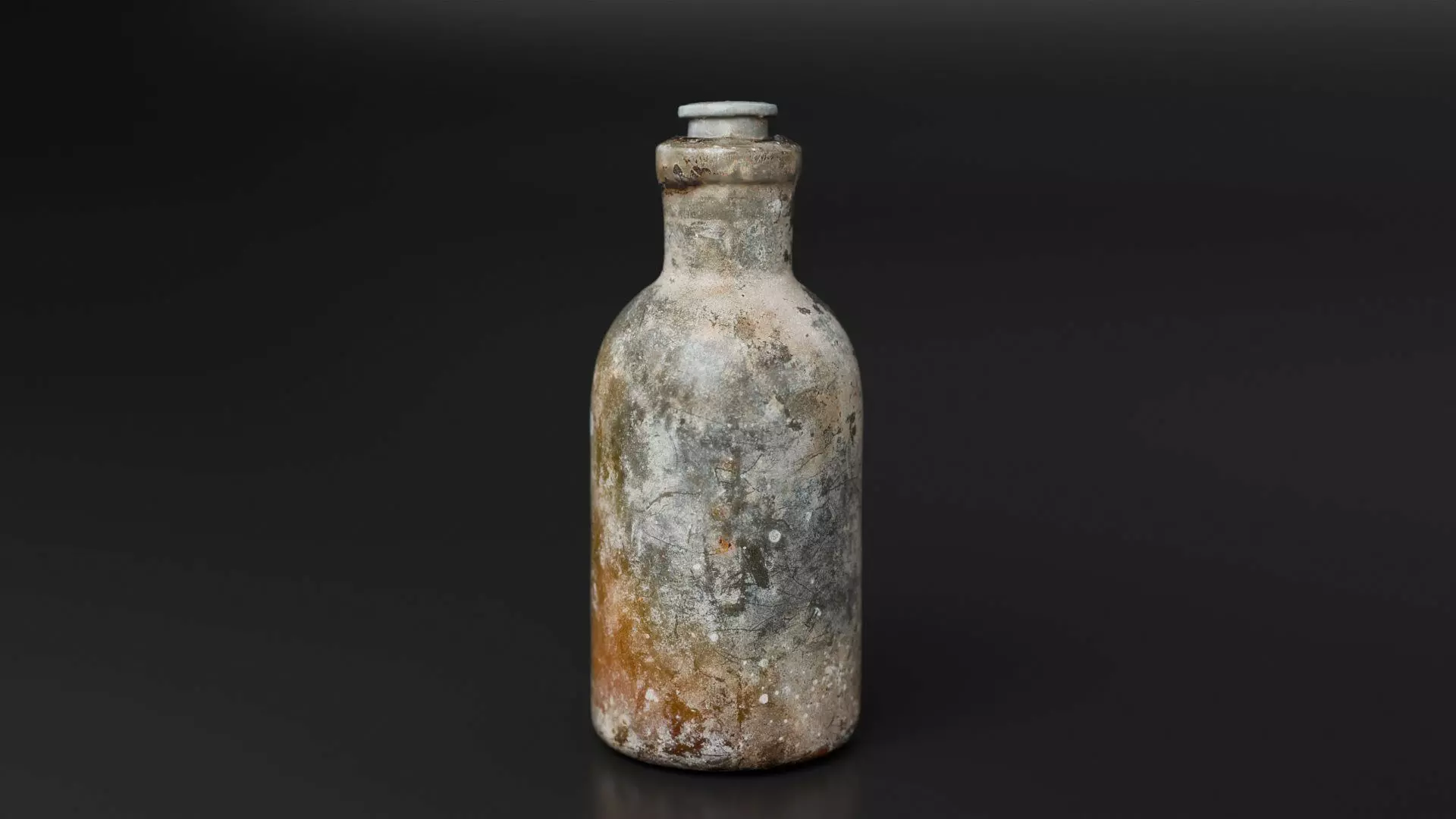 Old Medical Bottles Collection Low-poly 3D model_11