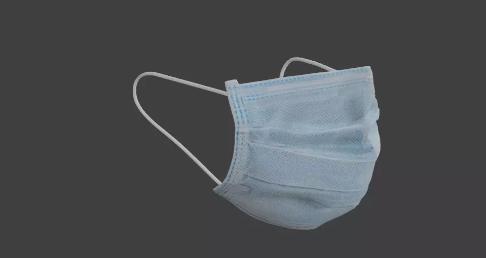 RealisticSurgicalMask3DModel Free 3D model