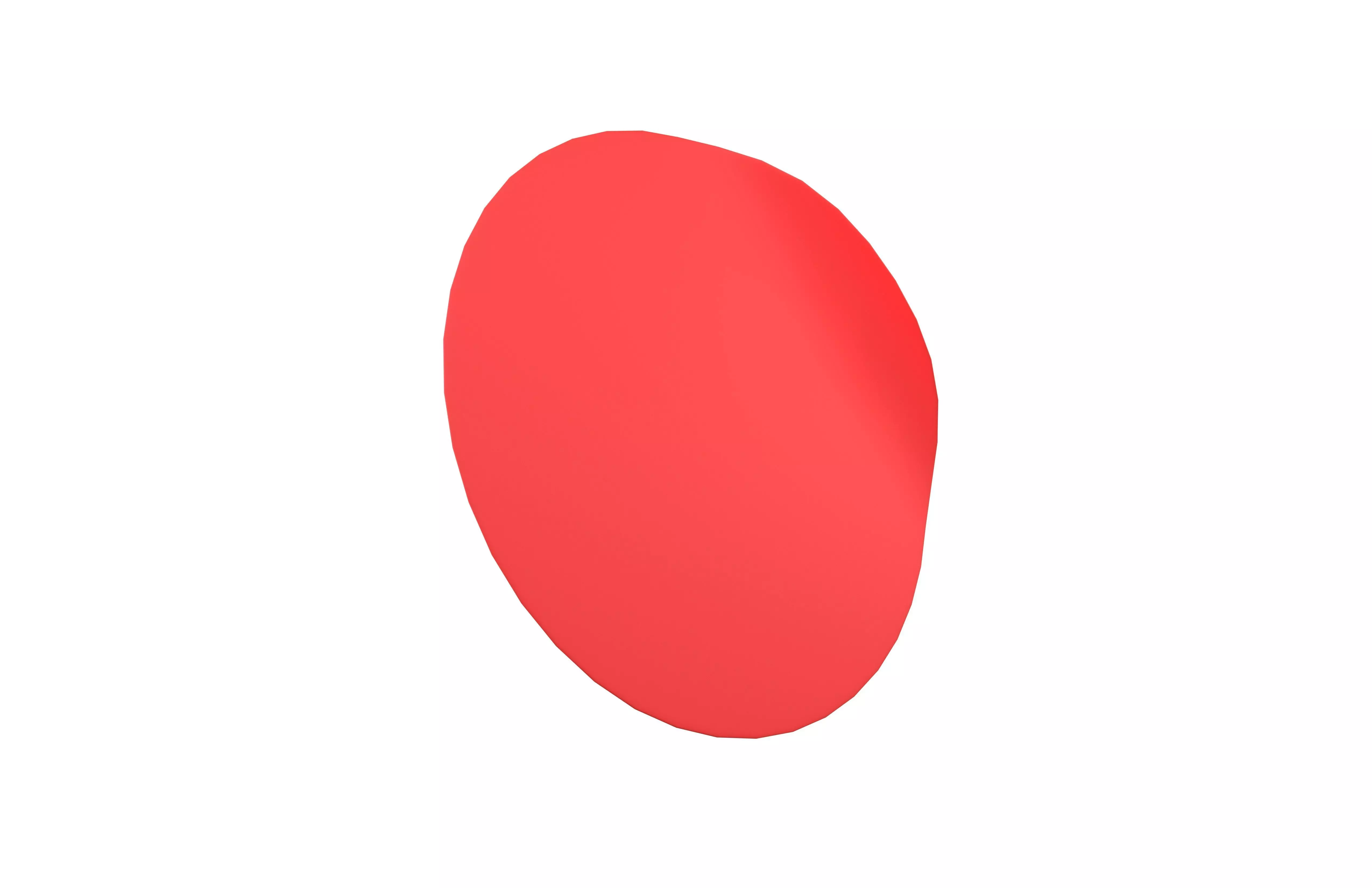 Circle Sticker v2 001 Low-poly 3D model_1