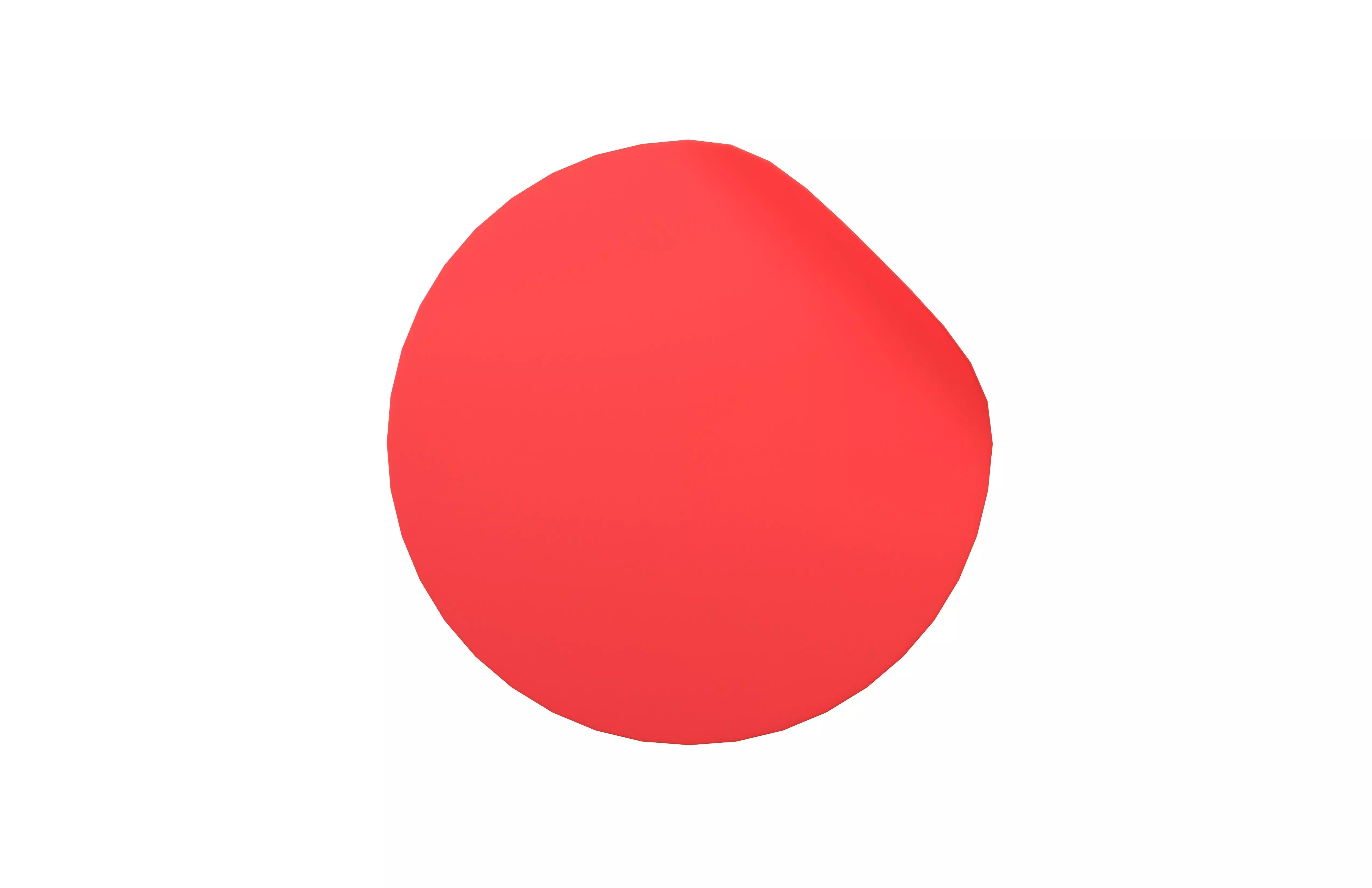 Circle Sticker v2 001 Low-poly 3D model_2