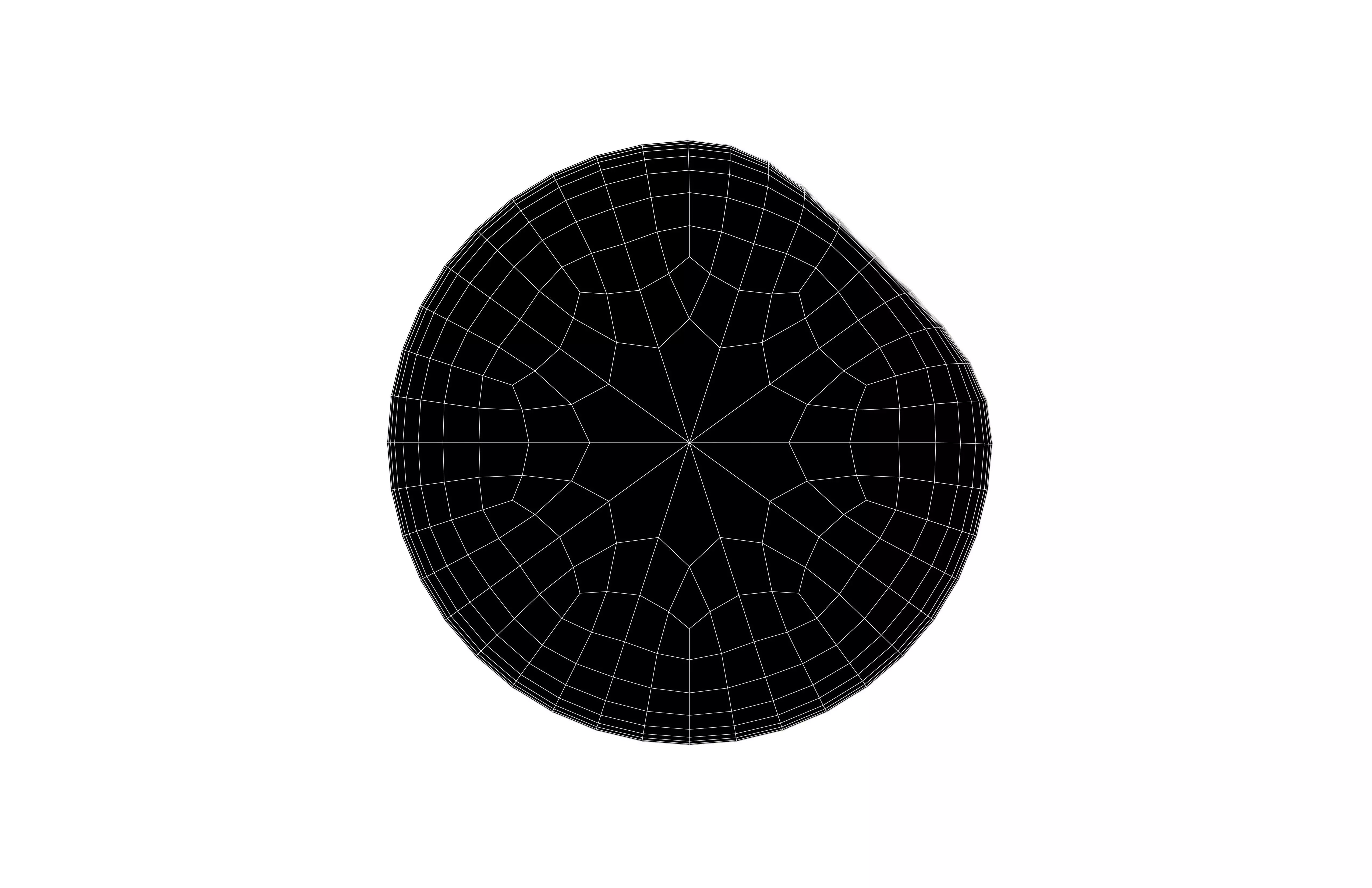 Circle Sticker v2 003 Low-poly 3D model_5