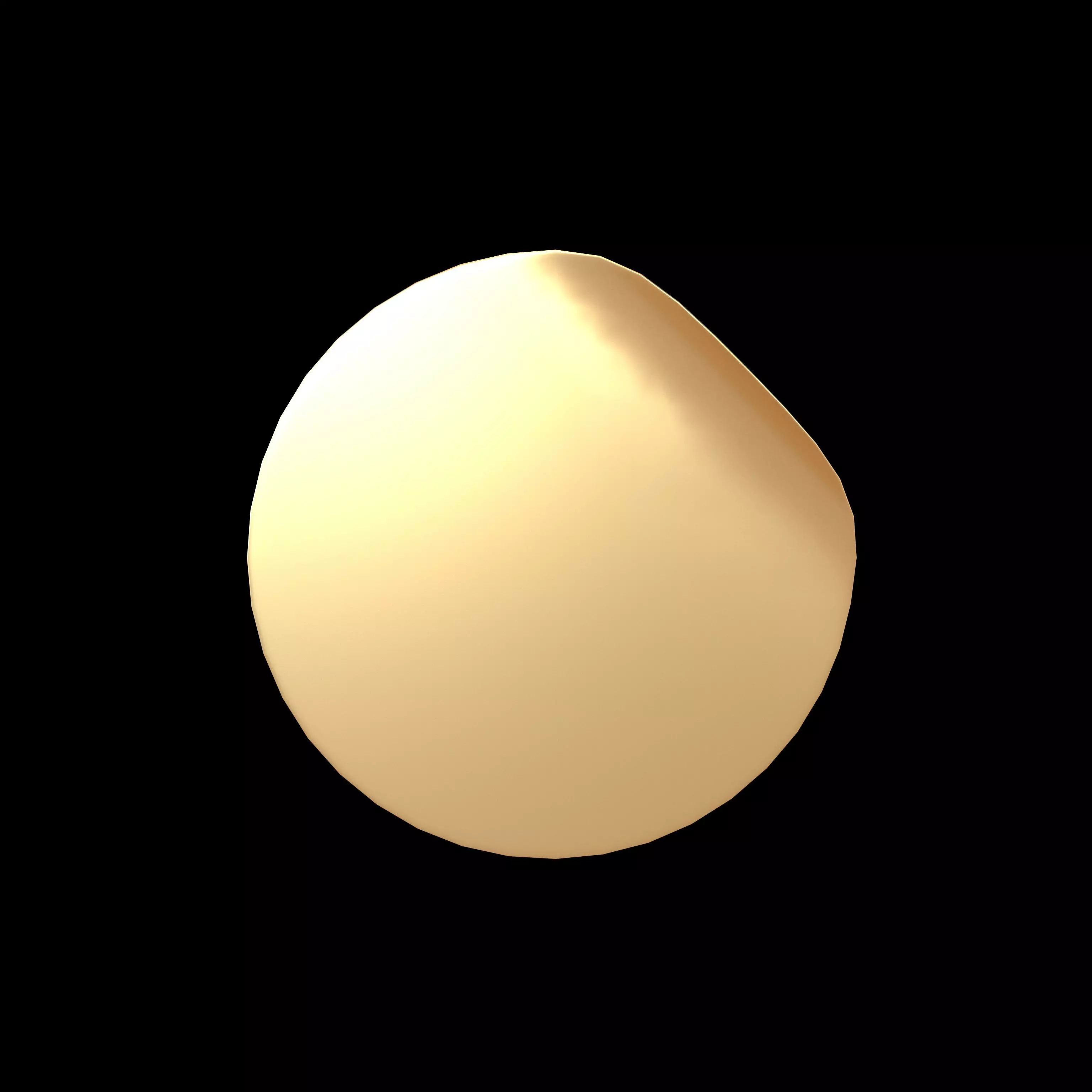 Circle Sticker v2 003 Low-poly 3D model_0