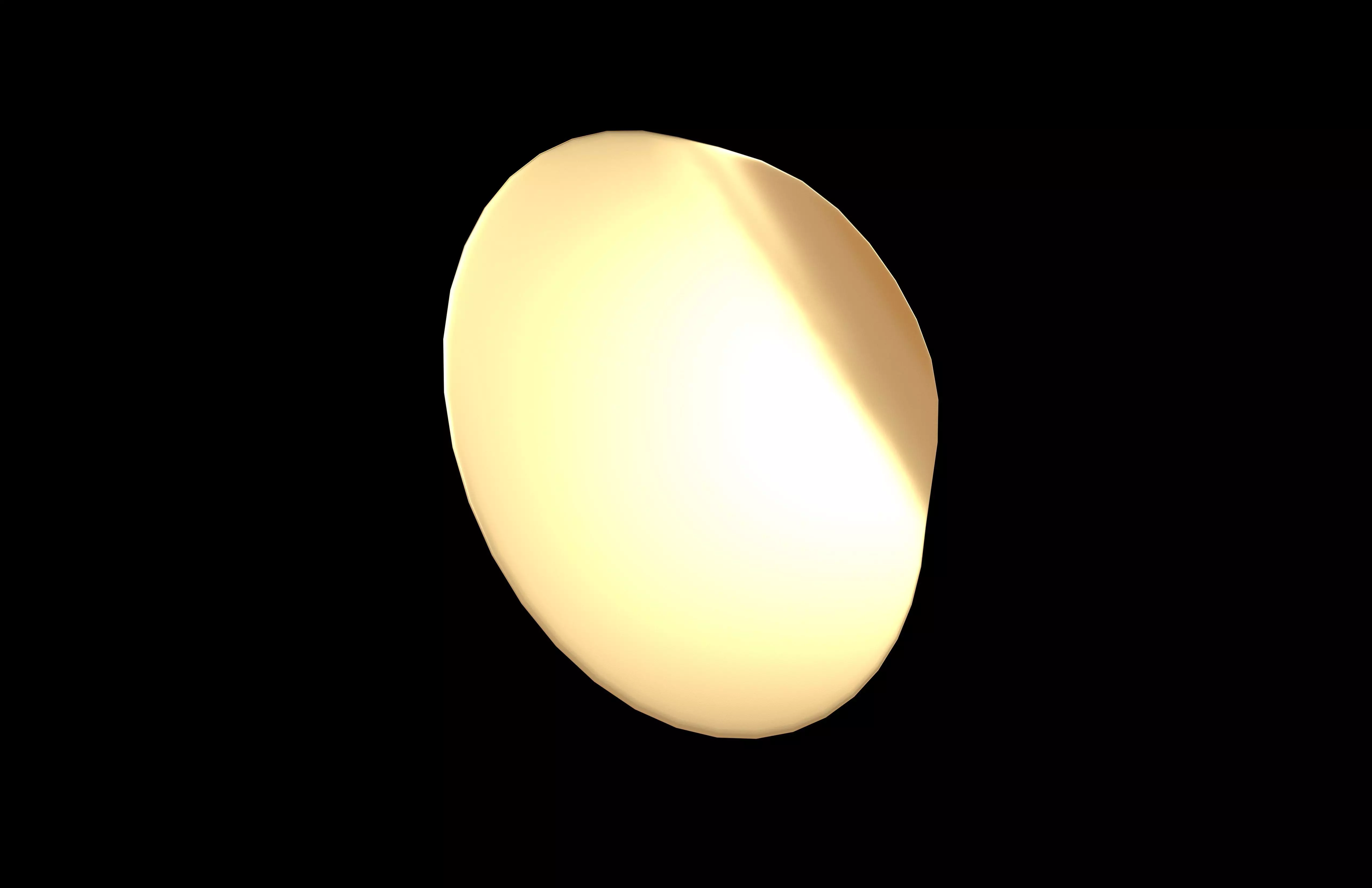 Circle Sticker v2 003 Low-poly 3D model_3