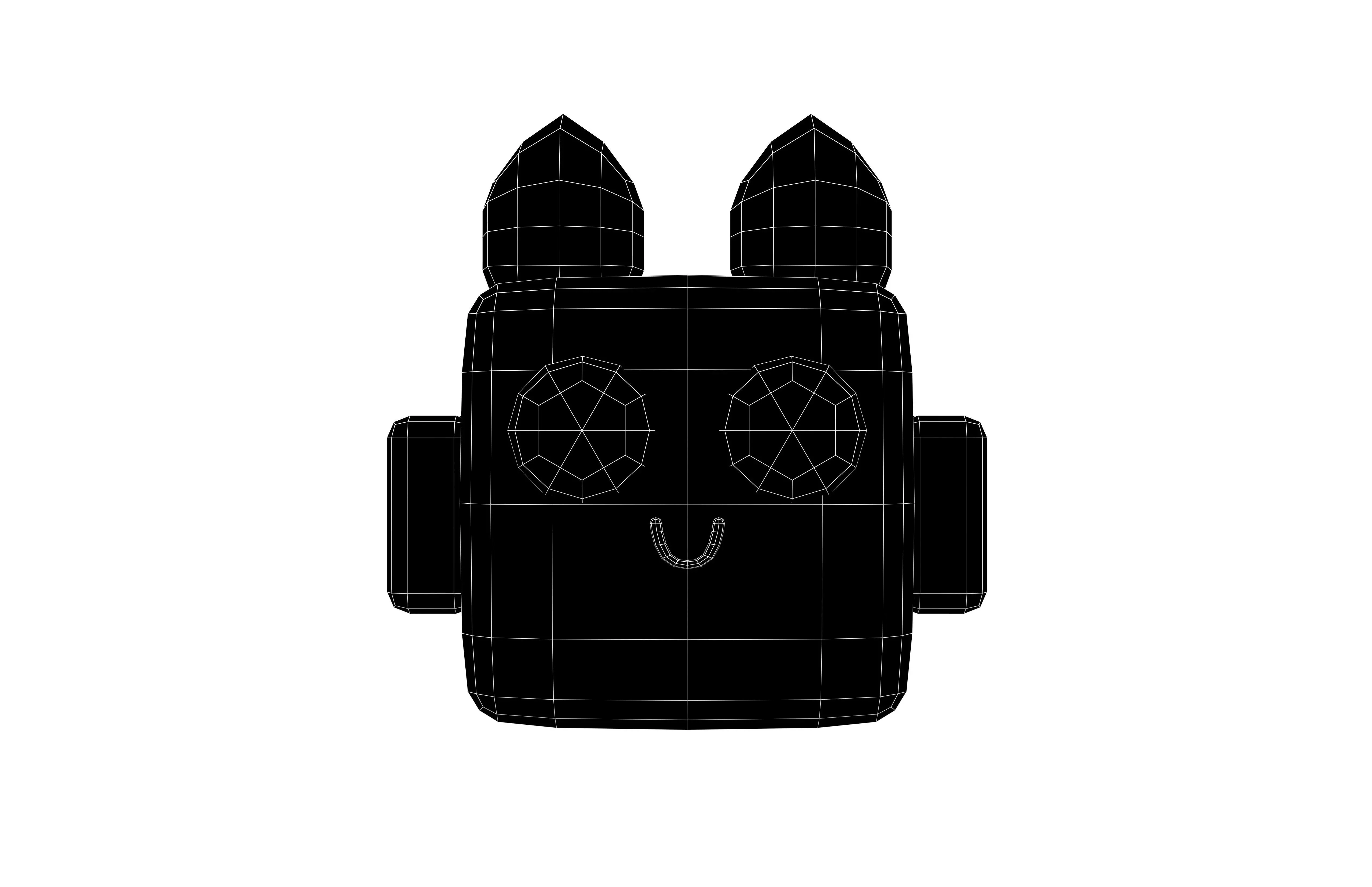 Basic Type Game Asset Pet Character v1 001 Low-poly 3D model_5