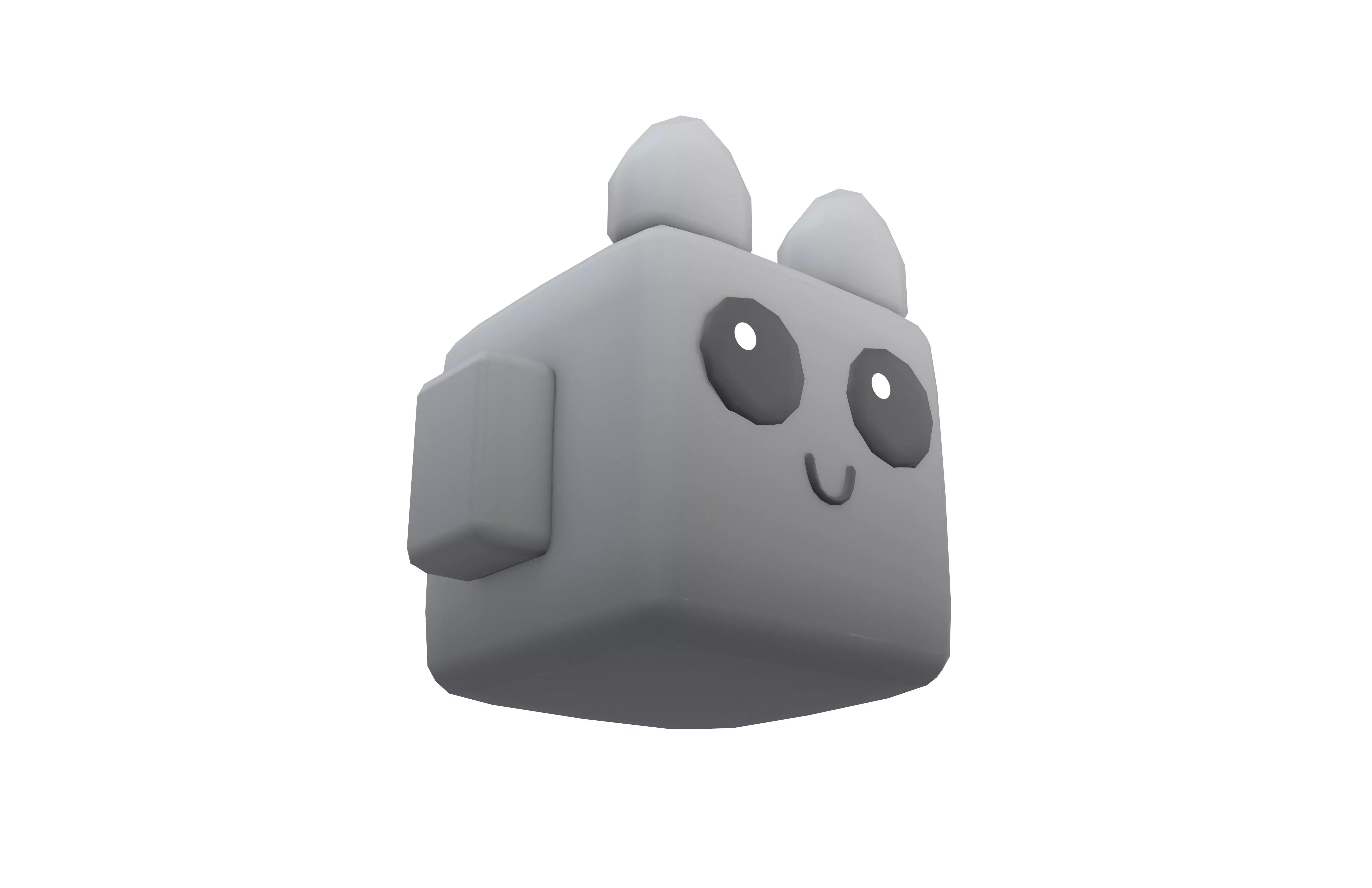Basic Type Game Asset Pet Character v1 001 Low-poly 3D model_3