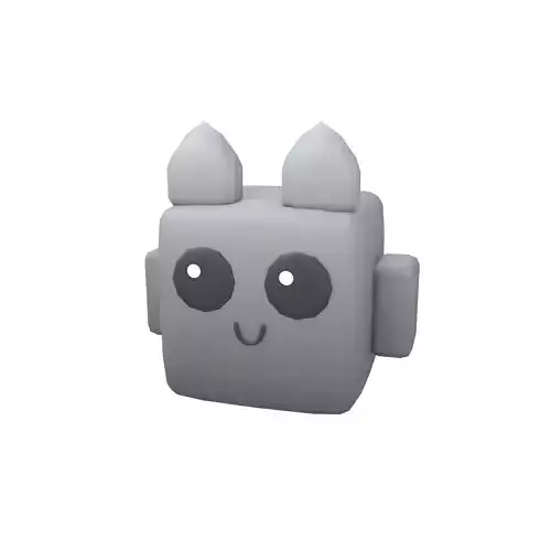 Basic Type Game Asset Pet Character v1 001 Low-poly 3D model