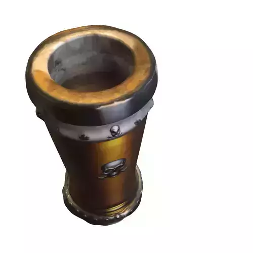 Skull Chalice Low-poly 3D model