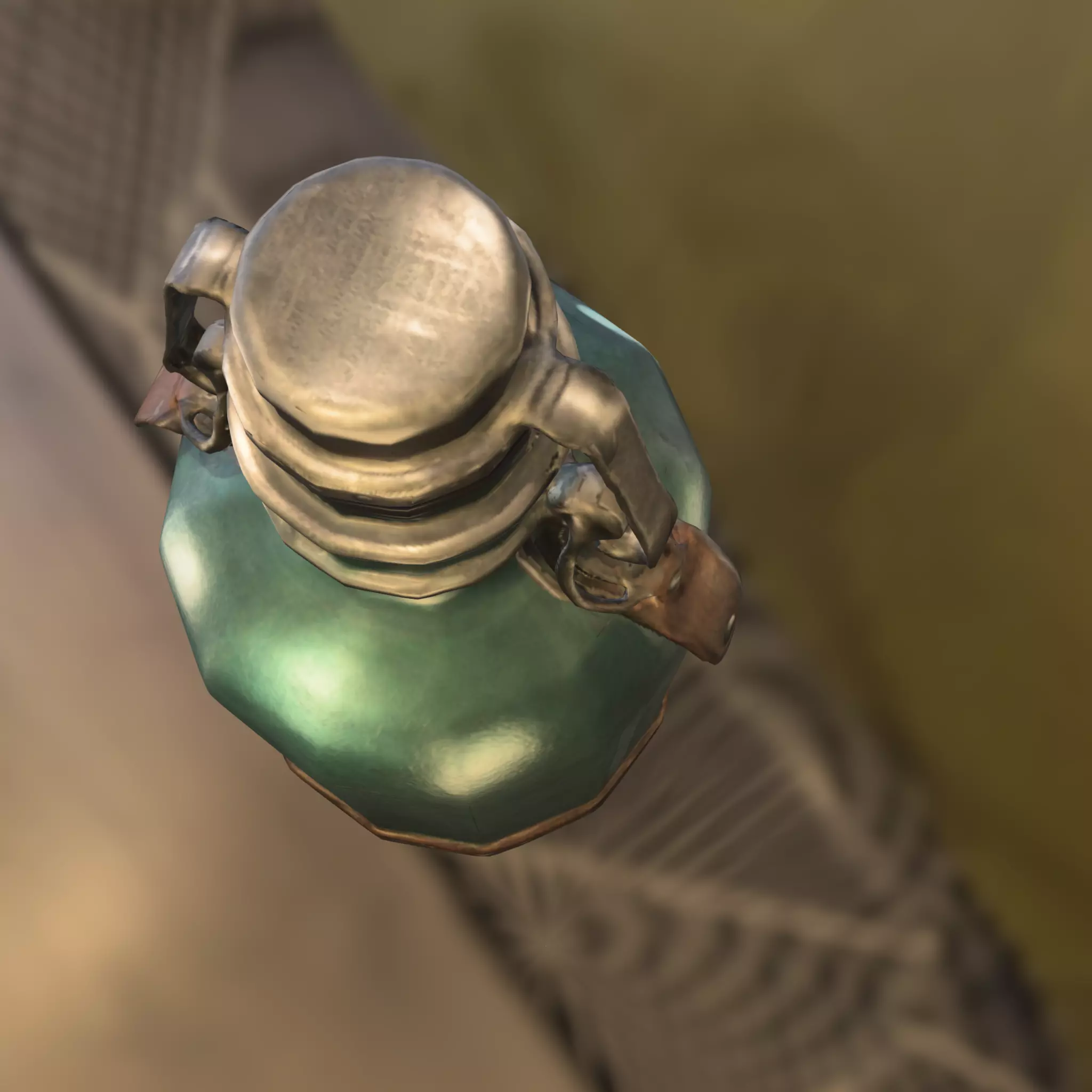 Steampunk Potion Bottle Low-poly 3D model_3