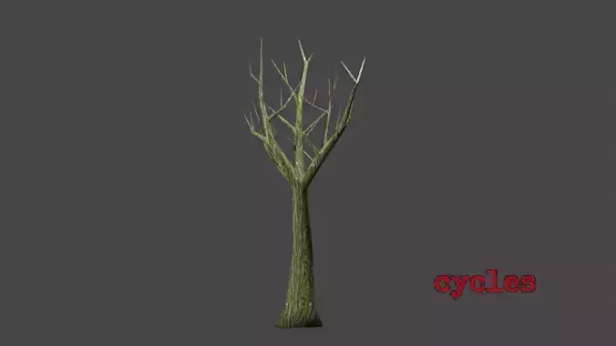 Maple Tree Low-poly 3D model