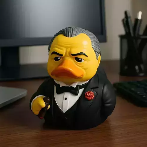 Rubber Duck - The Godfather model - 3D print