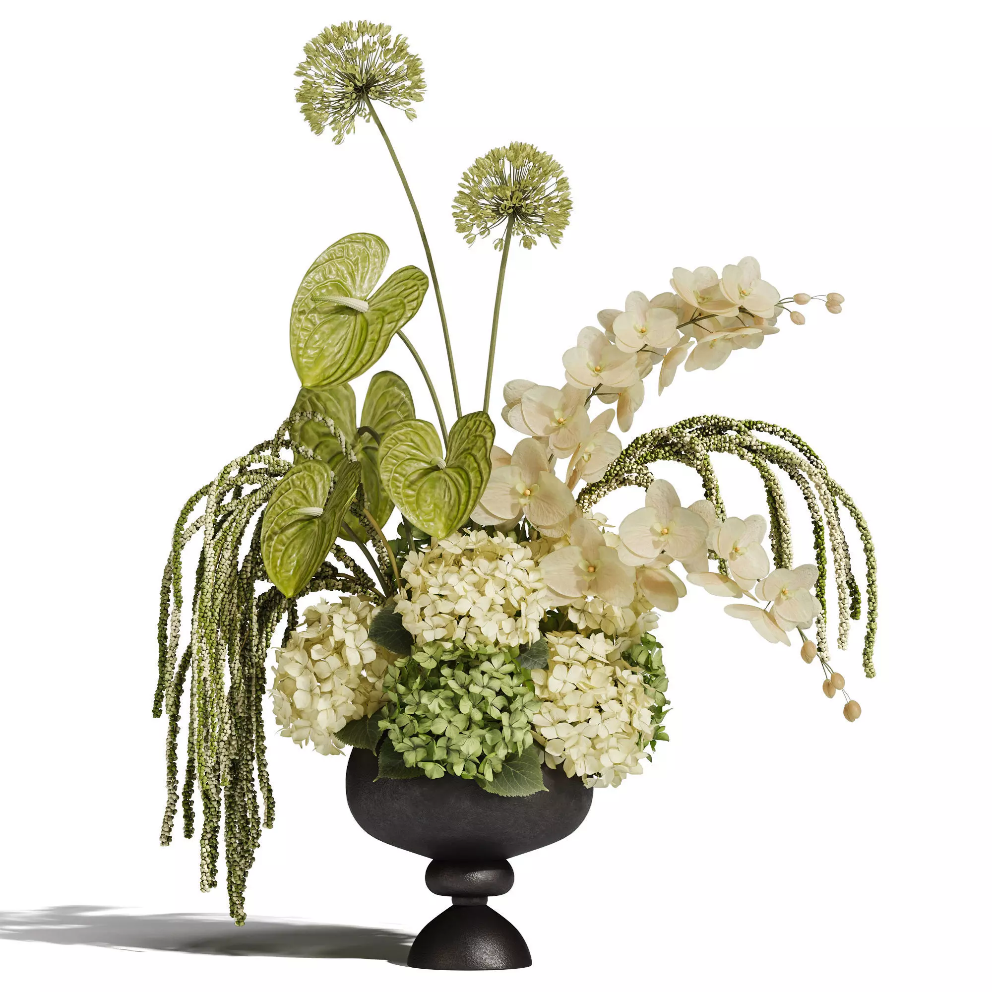 CalmGreen Floral Scene 3D model