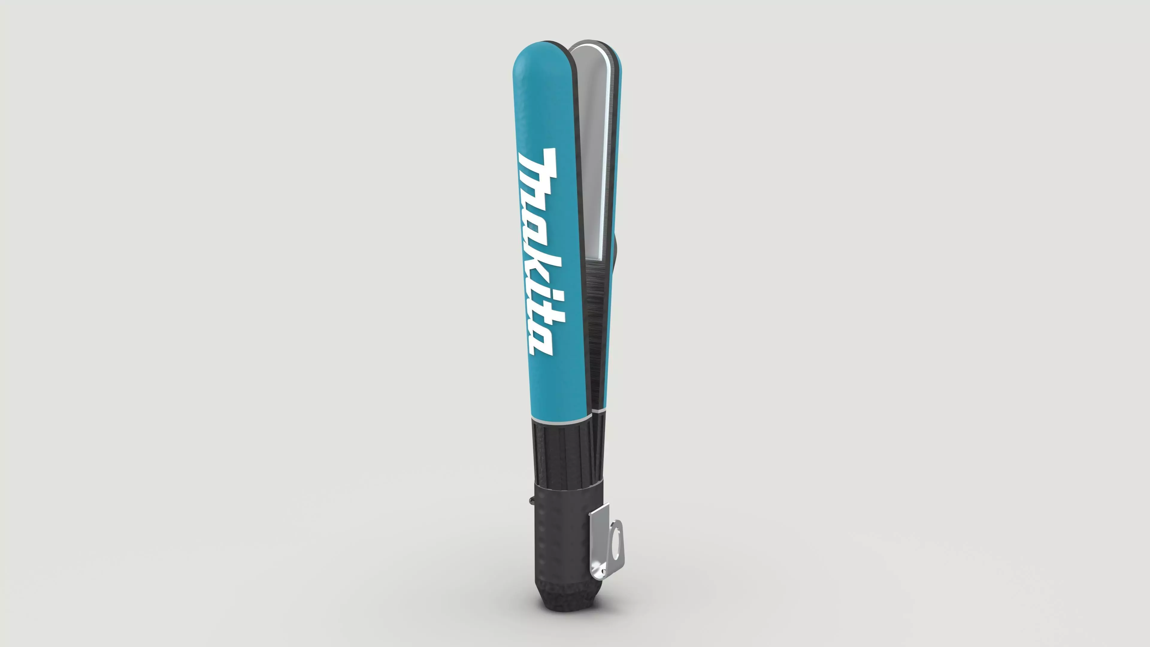 Makita inspired hair straightener plus keyshot render  3D print model_1