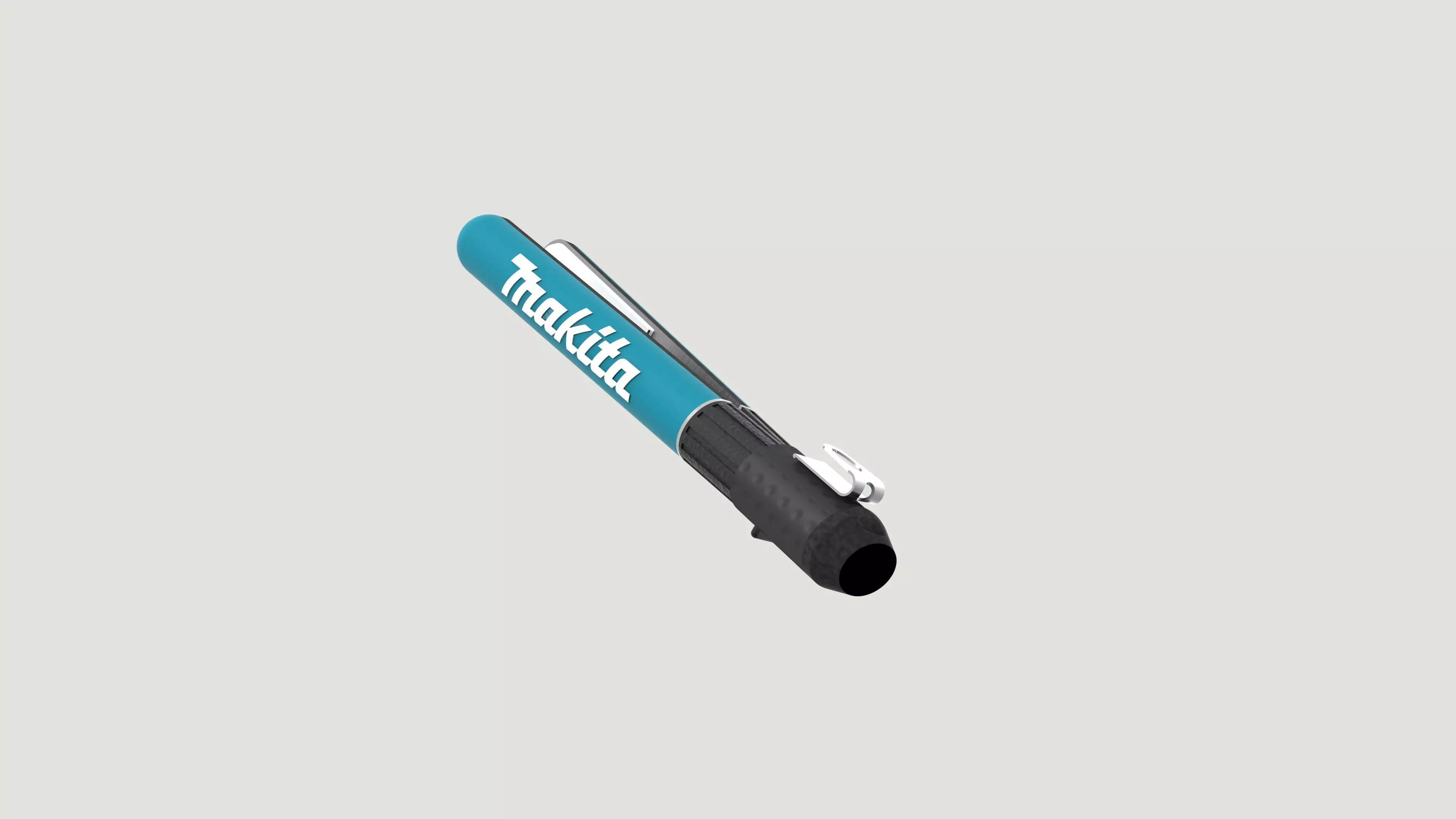 Makita inspired hair straightener plus keyshot render  3D print model_5