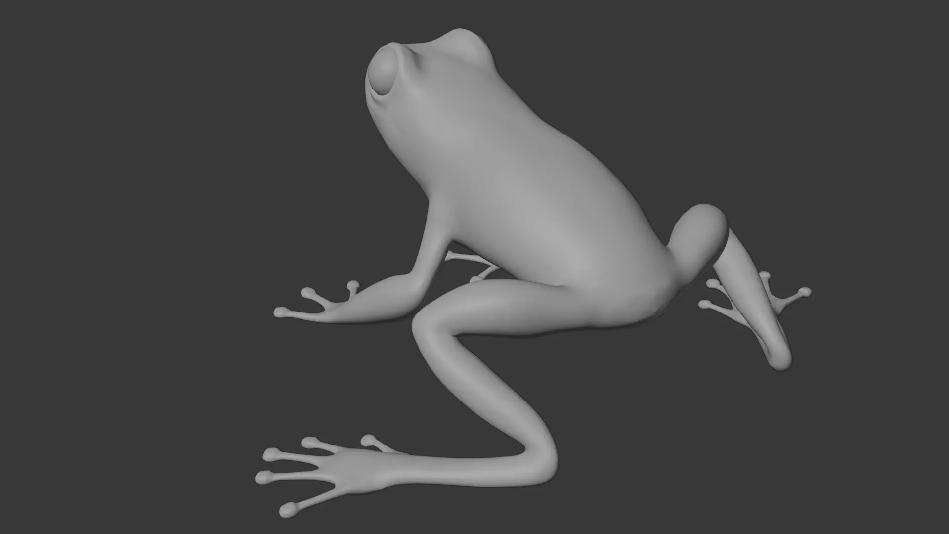 Tree Frog Low-poly 3D model_22