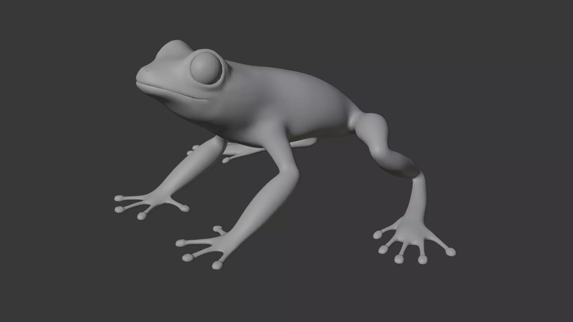 Tree Frog Low-poly 3D model_24