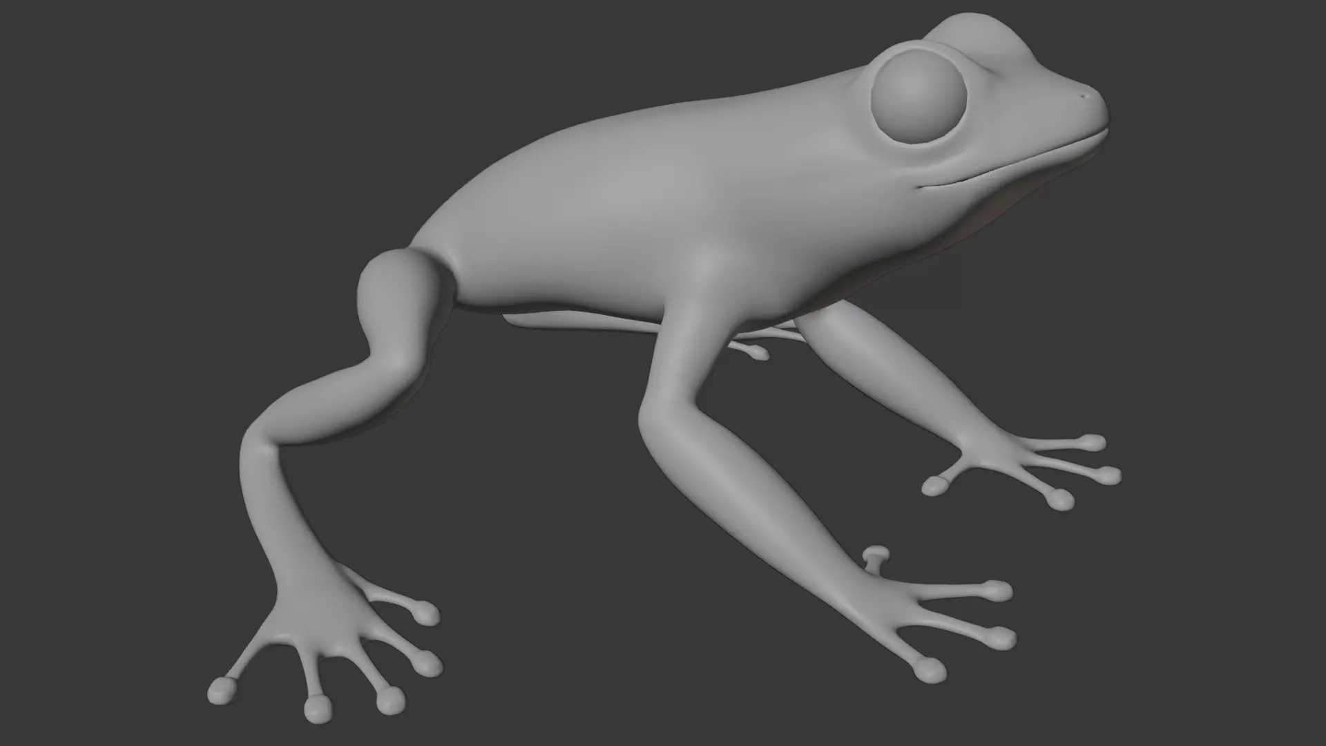 Tree Frog Low-poly 3D model_18