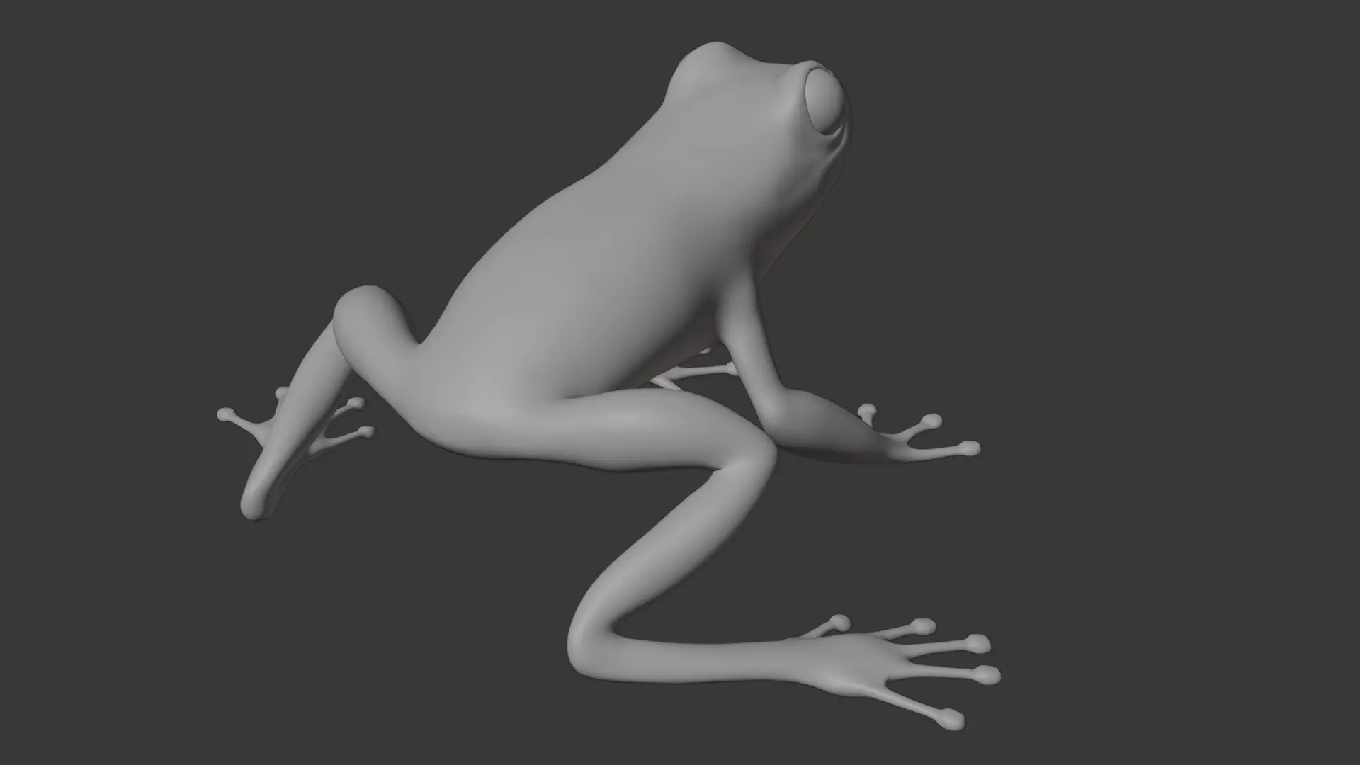 Tree Frog Low-poly 3D model_20