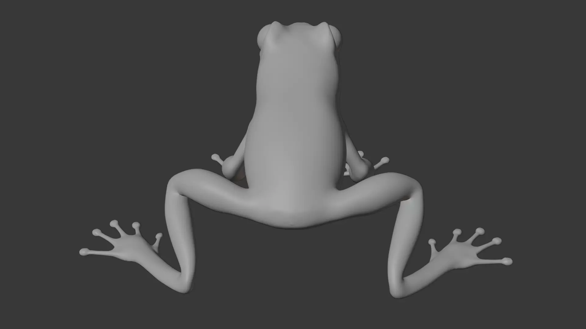 Tree Frog Low-poly 3D model_21