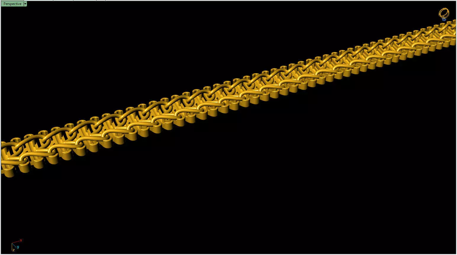 Chain  3D print model_3