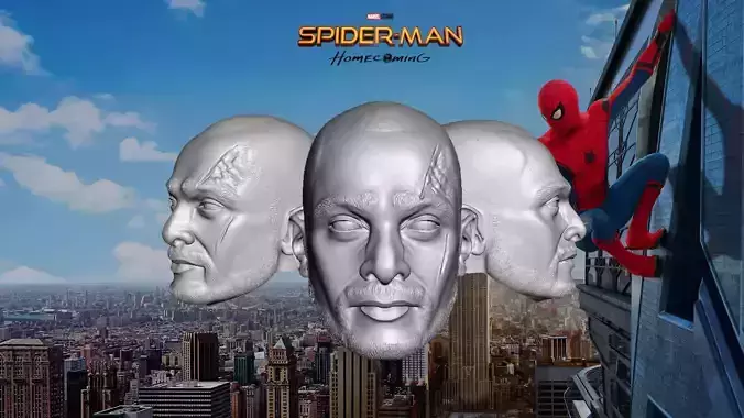 Mac Gargan Headsculpt Spider-Man Homecoming