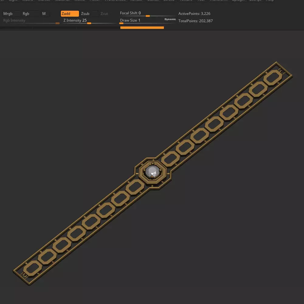 Chain  3D print model_1