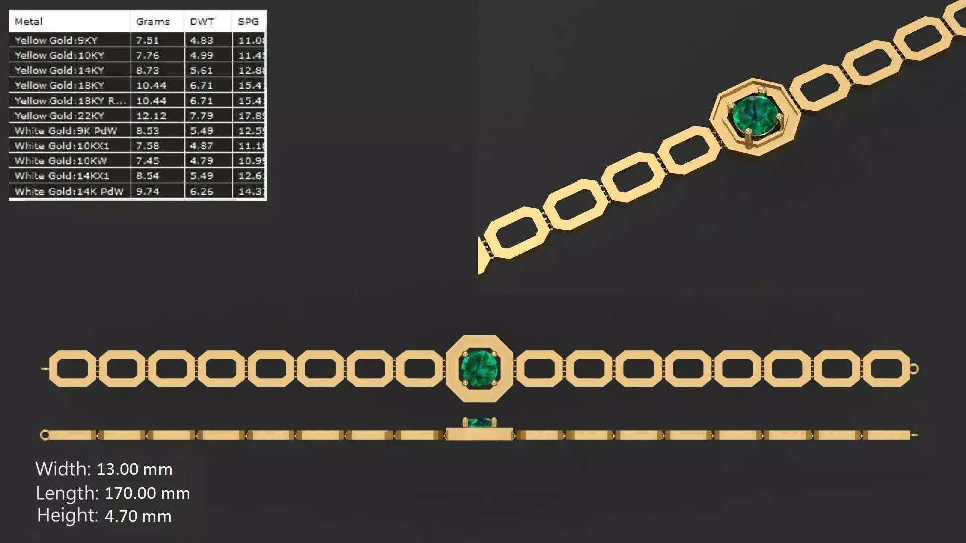Chain  3D print model_0