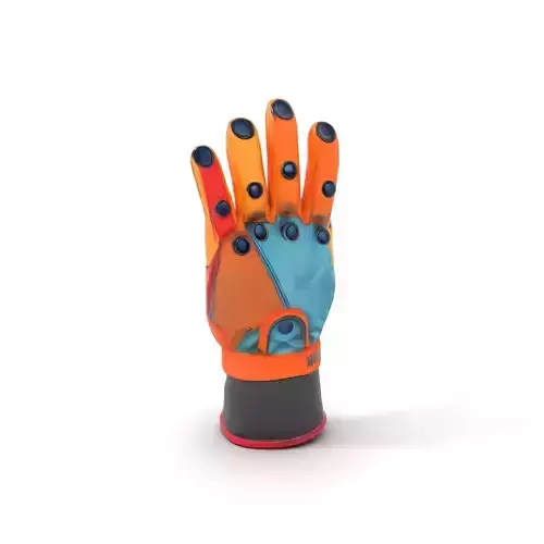 Colorful Protective Glove Model Pack Low-poly 3D model