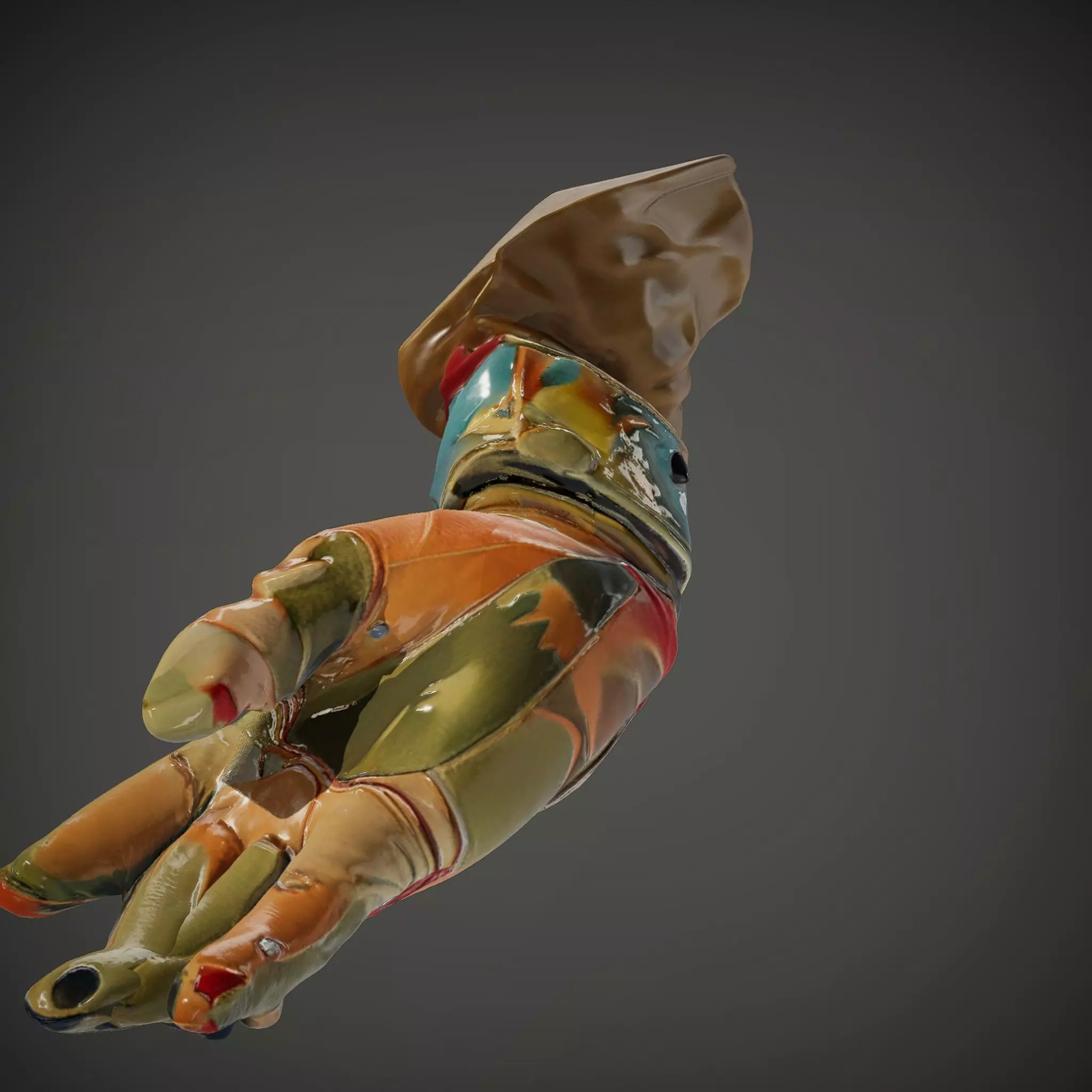 Colorful Star Pattern Glove Model Pack Low-poly 3D model_34
