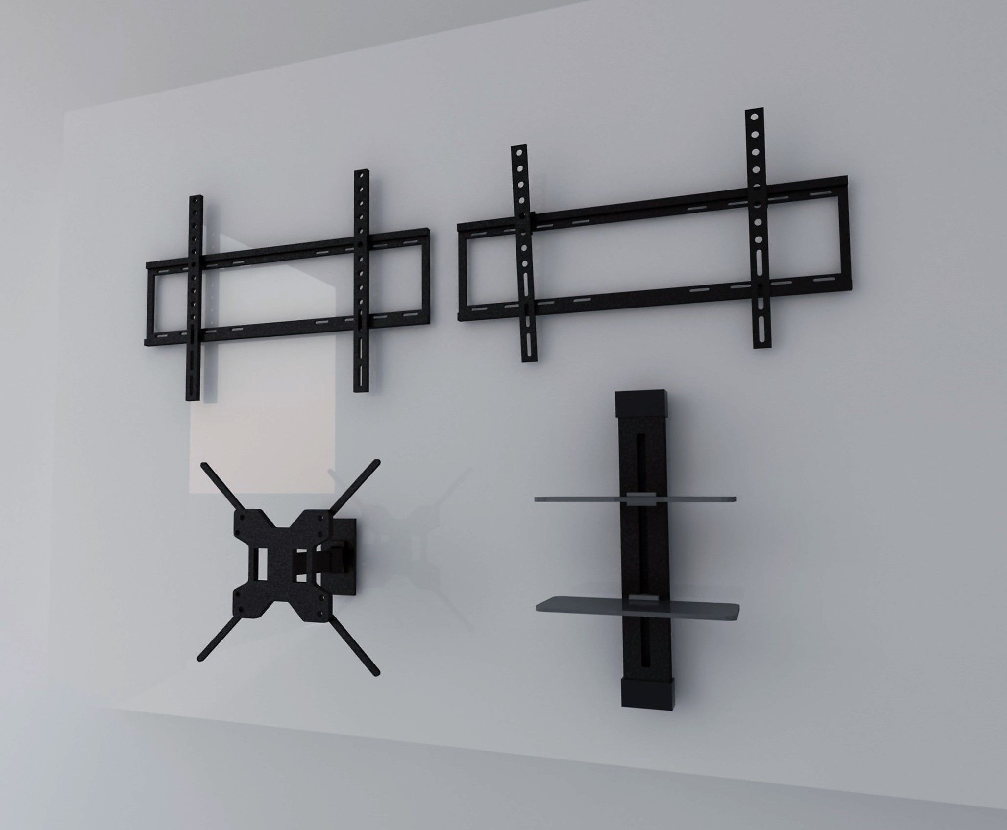 TV Bases 3D model CGTrader