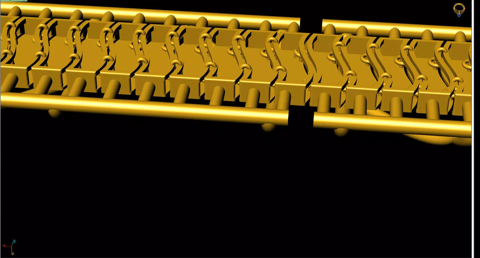 Chain  3D print model_3