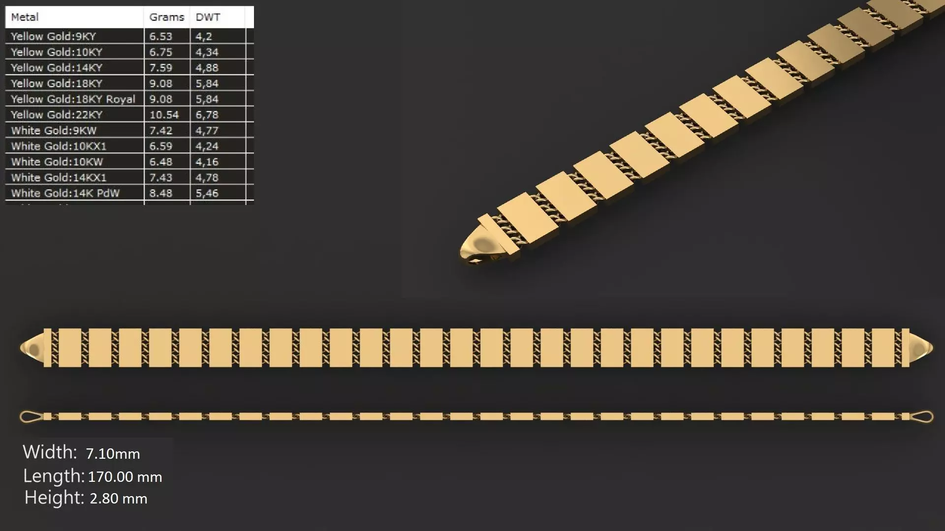 Chain  3D print model_0