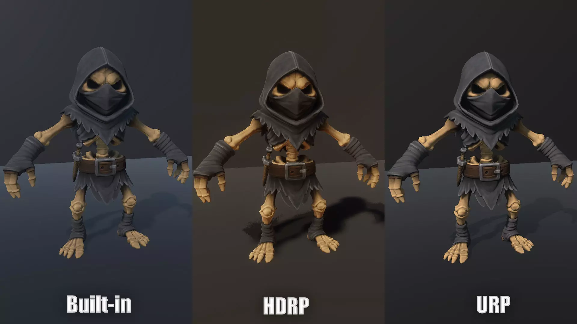 Skeleton Pack - Game ready character Low-poly 3D model_18