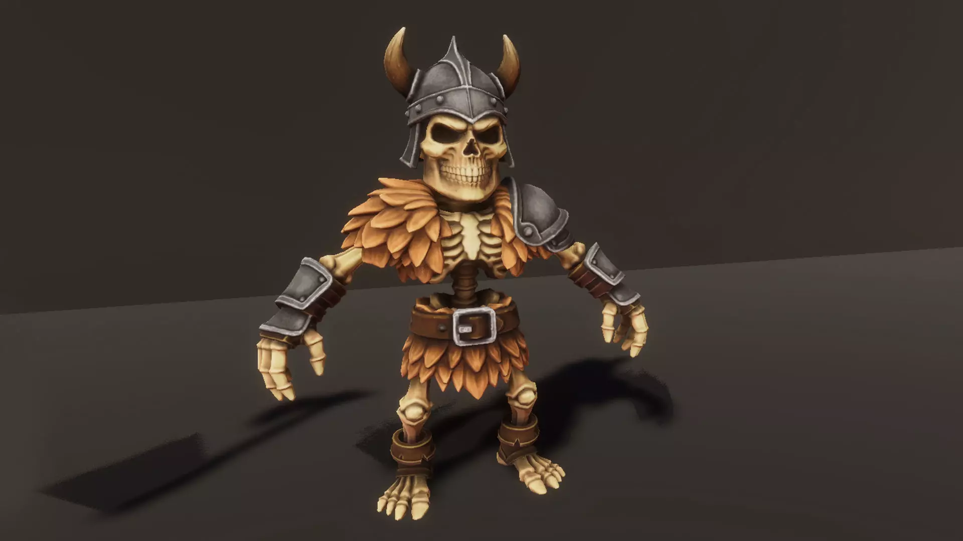 Skeleton Pack - Game ready character Low-poly 3D model_27