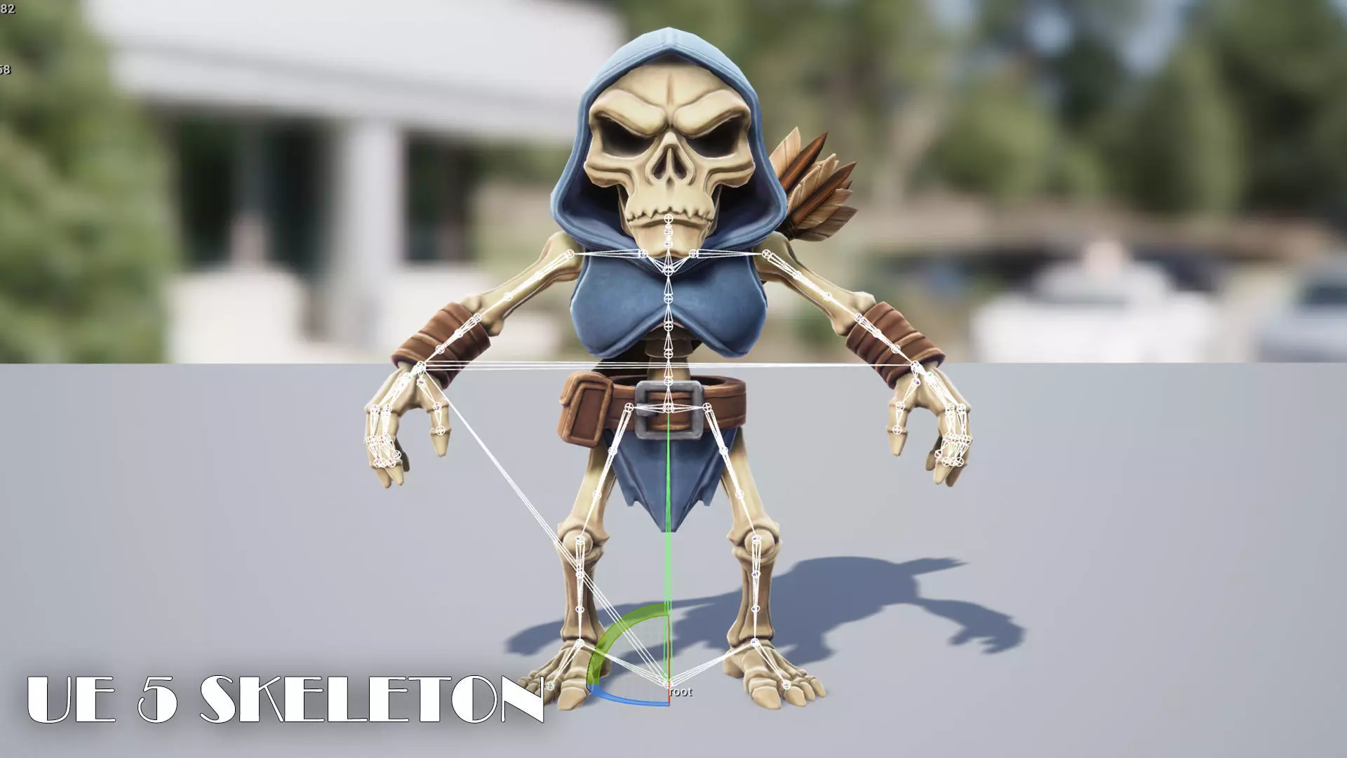 Skeleton Pack - Game ready character Low-poly 3D model_36