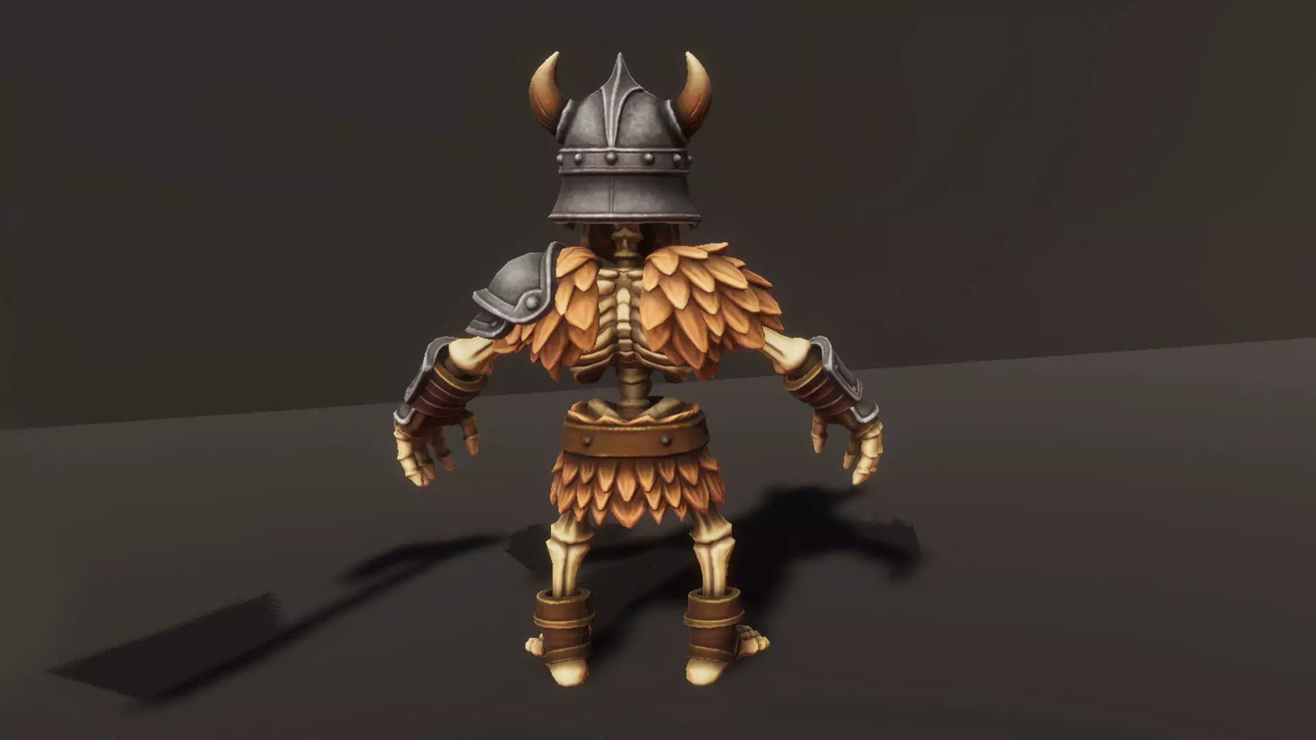 Skeleton Pack - Game ready character Low-poly 3D model_28