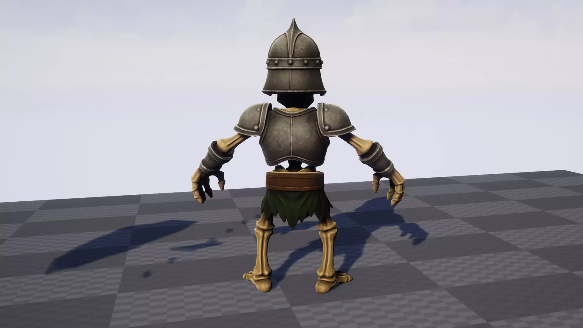 Skeleton Pack - Game ready character Low-poly 3D model_57