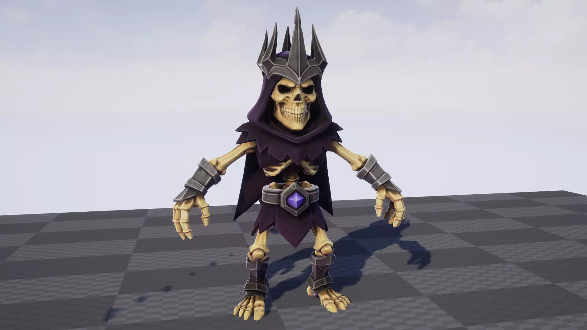 Skeleton Pack - Game ready character Low-poly 3D model_44