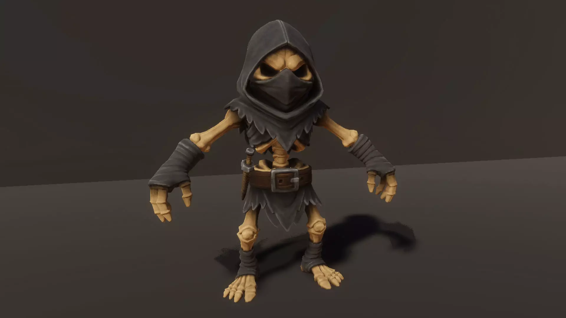 Skeleton Pack - Game ready character Low-poly 3D model_15
