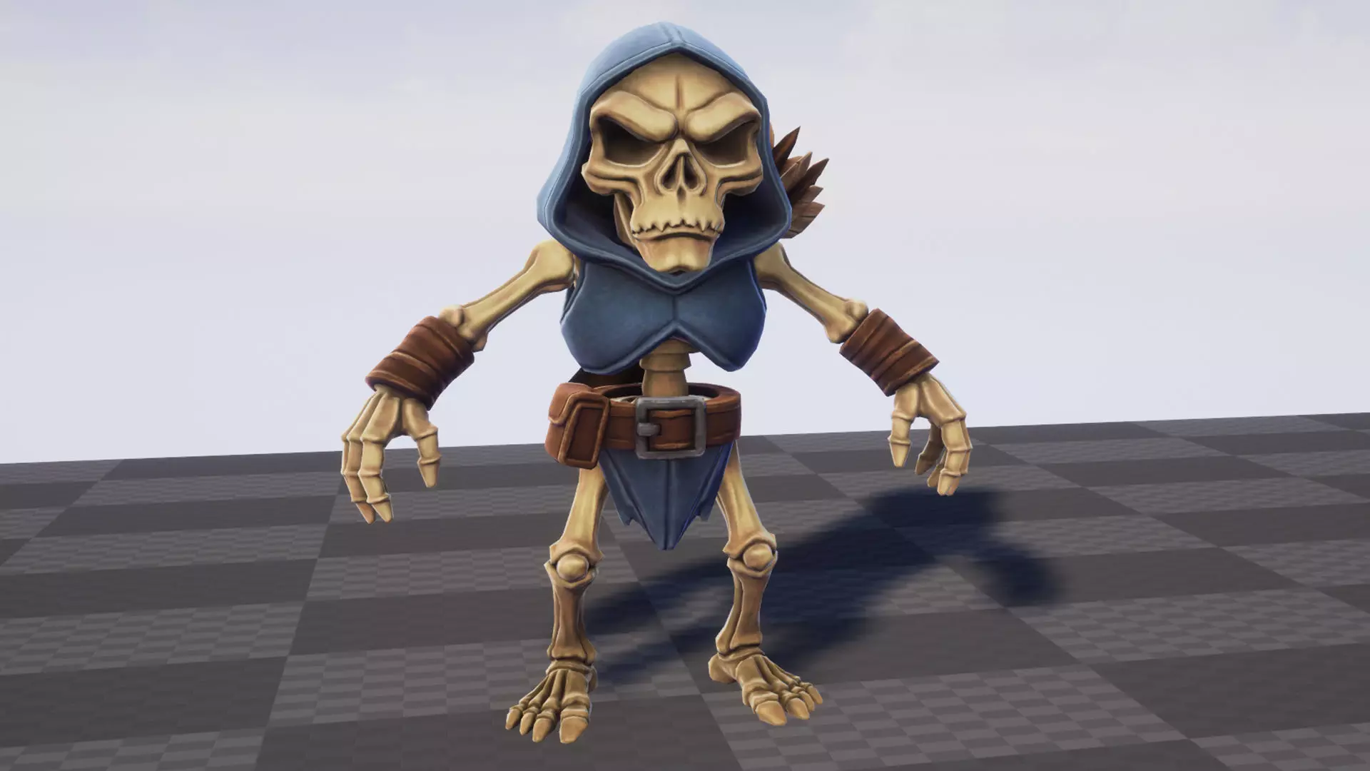 Skeleton Pack - Game ready character Low-poly 3D model_32