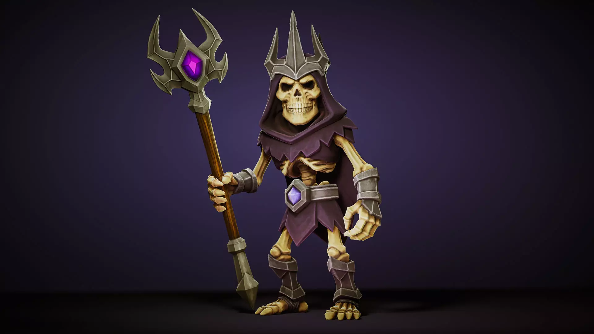 Skeleton Pack - Game ready character Low-poly 3D model_43