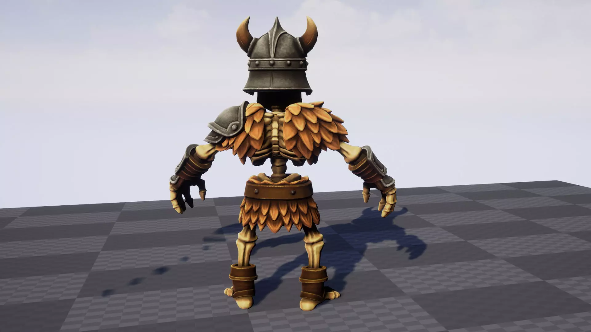 Skeleton Pack - Game ready character Low-poly 3D model_21