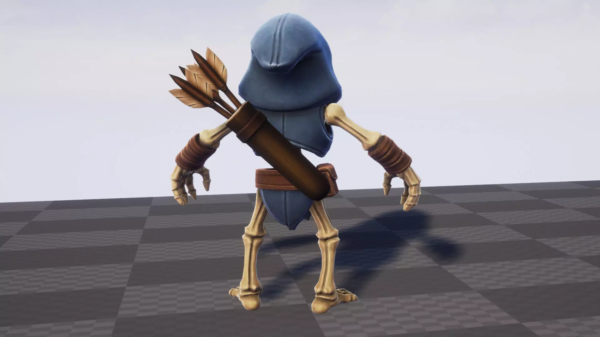 Skeleton Pack - Game ready character Low-poly 3D model_33