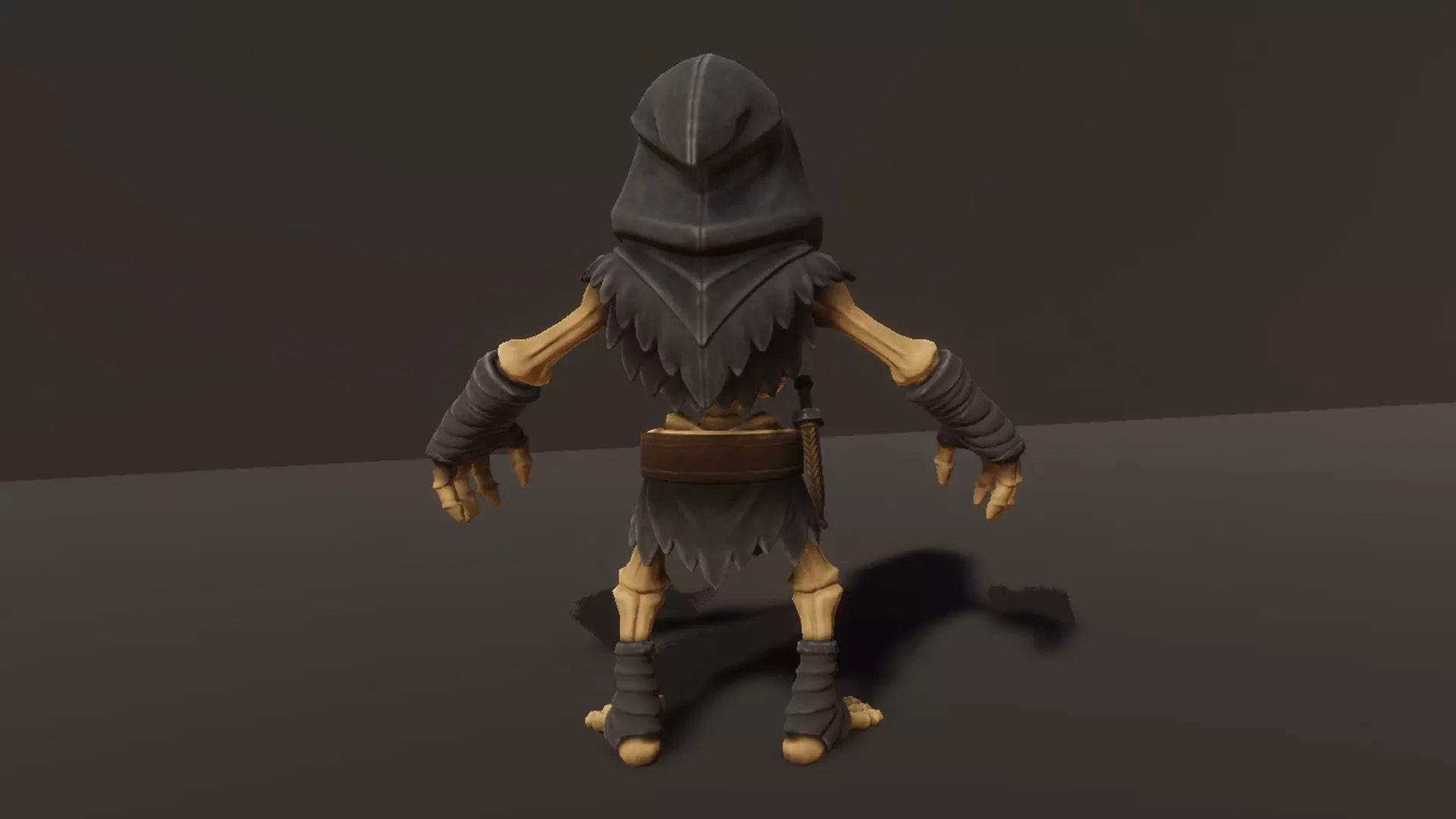 Skeleton Pack - Game ready character Low-poly 3D model_16