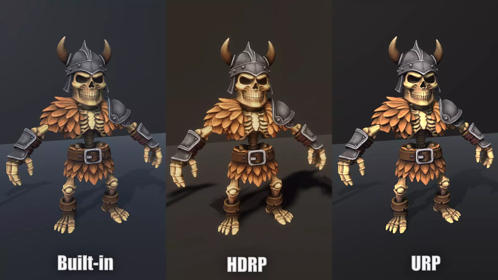 Skeleton Pack - Game ready character Low-poly 3D model_30