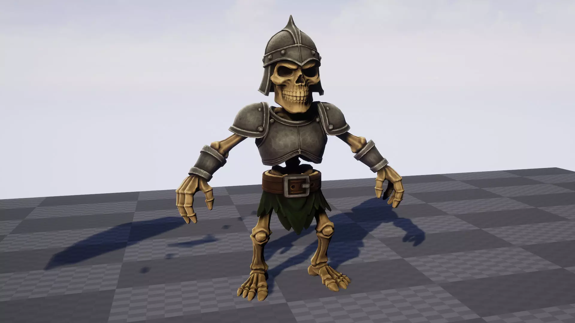 Skeleton Pack - Game ready character Low-poly 3D model_56