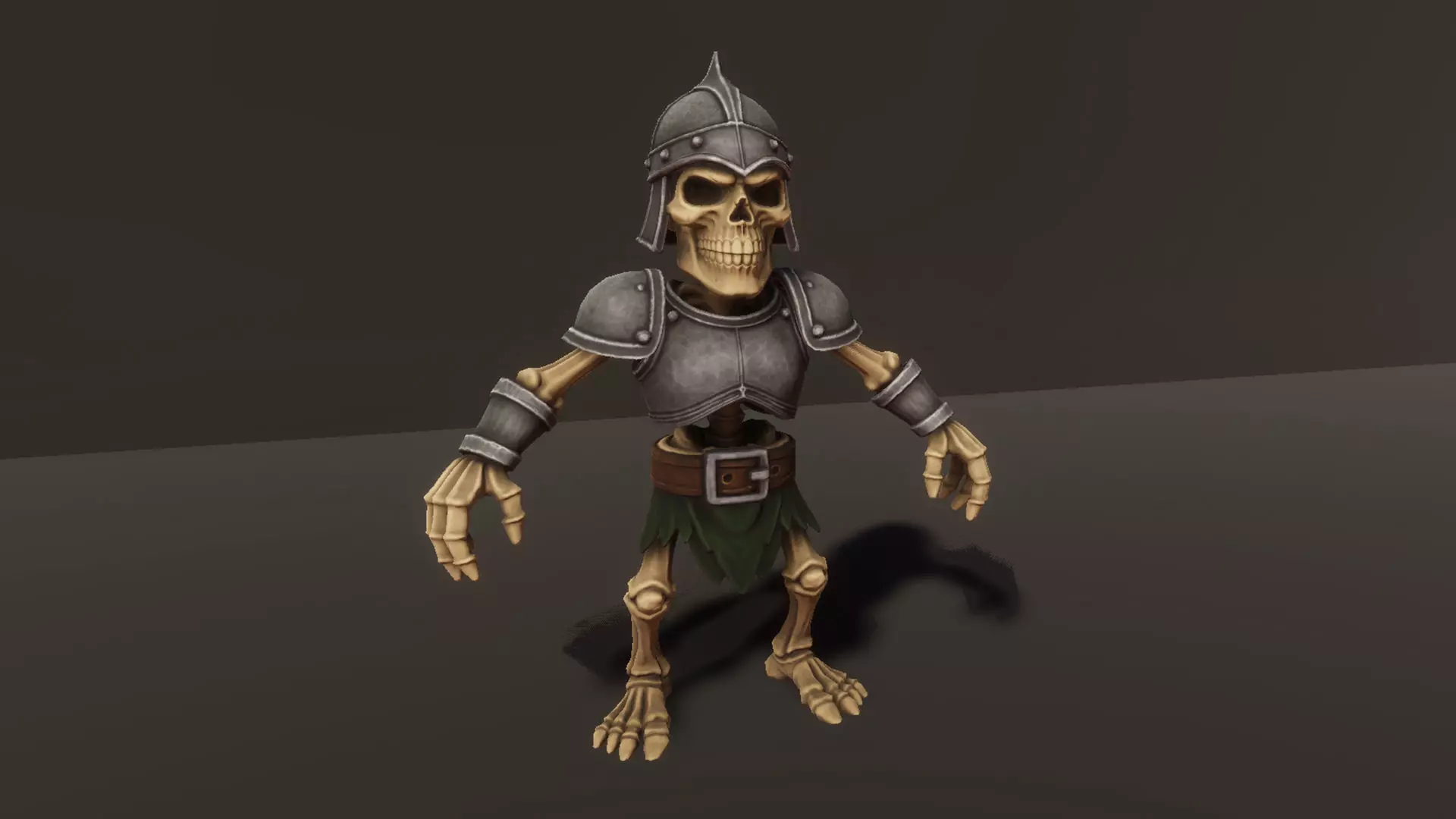 Skeleton Pack - Game ready character Low-poly 3D model_65