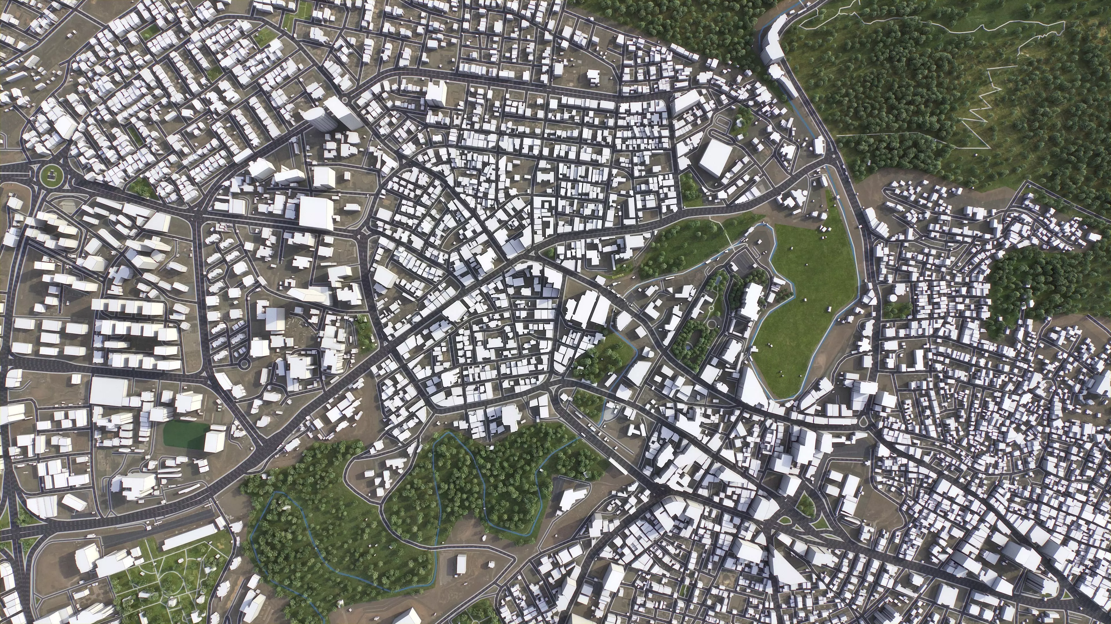 Duhok - 3D City Model Low-poly 3D model_7